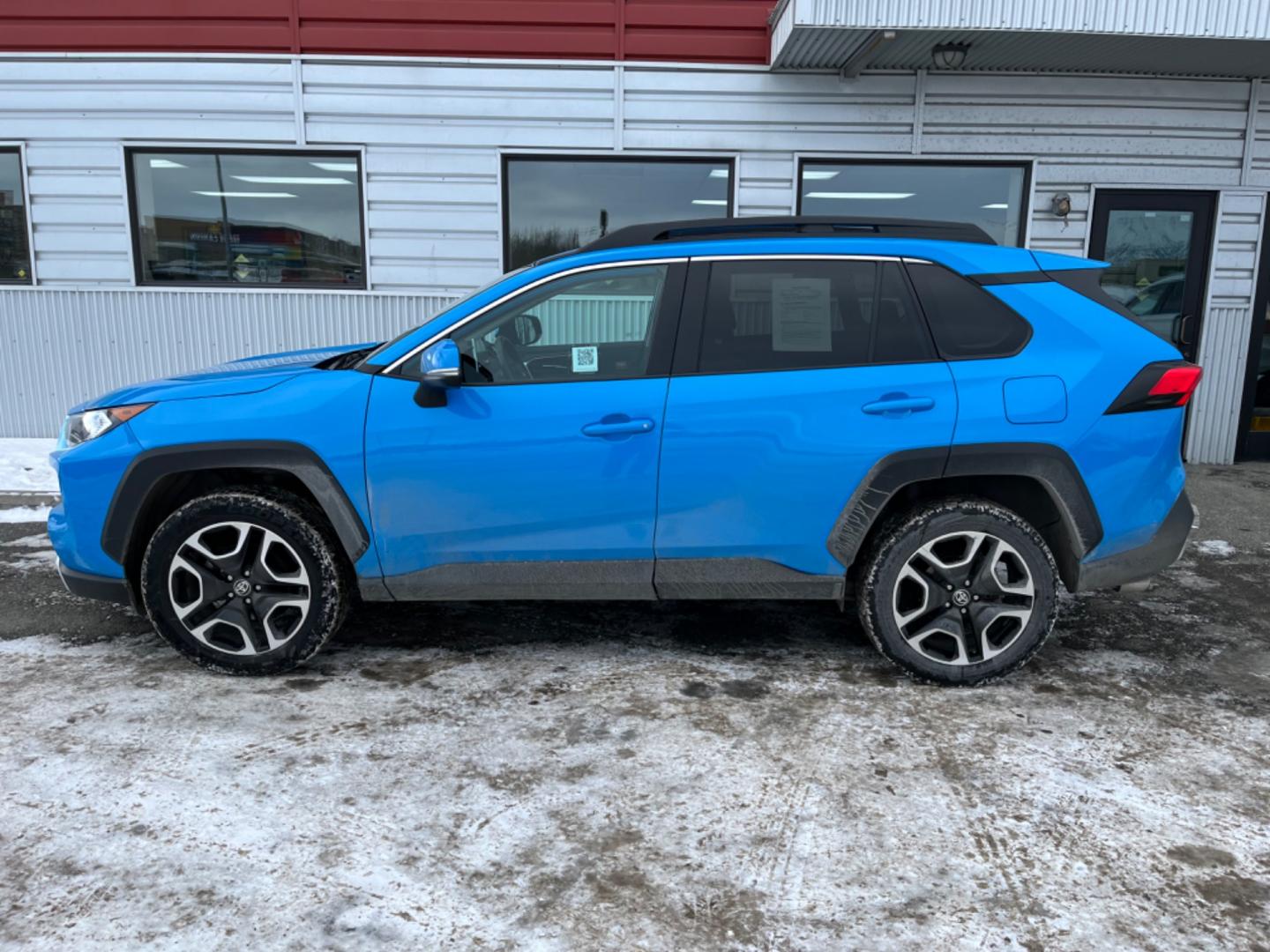 2021 Blue Toyota RAV4 Adventure AWD (2T3J1RFV7MW) with an 2.5L L4 DOHC 16V engine, 8A transmission, located at 1960 Industrial Drive, Wasilla, 99654, (907) 274-2277, 61.573475, -149.400146 - Photo#2